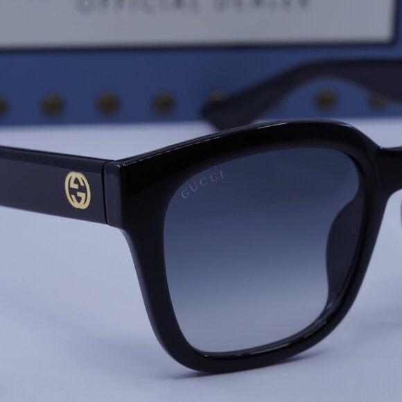 Gucci GG1338SK 003 Square Sunglasses - Black/Grey Gradient - Picture 6 of 11